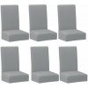 Ruhhy 25991 Elastický poťah na stoličky 6 ks, svetlosivý Ruhhy 25991 Elastický poťah na stoličky 6 ks, svetlosivý