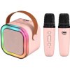 Karaoke Set BT Bezdrôtový reproduktor 2x mikrofón RGB PRE DETI USB Karaoke Set BT Bezdrôtový reproduktor 2x mikrofón RGB PRE DETI USB