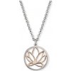 Engelsrufer Strieborný náhrdelník s lotosovým kvetom ERN-LILLOTUS