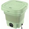 Prenosná skladacia práčka zelená 8 l – expresné pranie Prenosná skladacia práčka zelená 8 l – expresné pranie