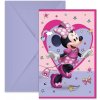 Procos Minnie Mouse pozvánky s obálkou Procos Minnie Mouse pozvánky s obálkou