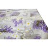 Mondo Italia Bavlnený obrus Levanduľa s margarétkami Mondo Italia Fialová 140x160 cm Mondo Italia Bavlnený obrus Levanduľa s margarétkami Mondo Italia Fialová 140x160 cm