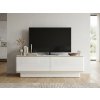 Textilomanie TV stolík ALVIN 135 cm, biela/zlatá Textilomanie TV stolík ALVIN 135 cm, biela/zlatá