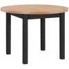 Wilsondo Rozkladací jedálenský stôl Poli 4 100-180x100 - dub artisan/čierna Wilsondo Rozkladací jedálenský stôl Poli 4 100-180x100 - dub artisan/čierna