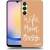 Picasee silikónový čierny obal pre Samsung Galaxy A25 A256B 5G - Boss Mama Picasee silikónový čierny obal pre Samsung Galaxy A25 A256B 5G - Boss Mama