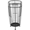 Kovový stojan na dáždniky čierny - 25 x 25 x 49 cm Kovový stojan na dáždniky čierny - 25 x 25 x 49 cm
