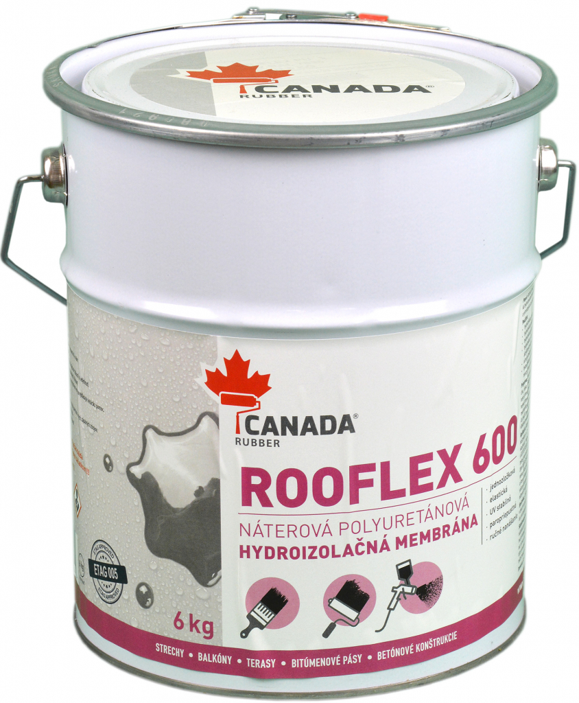 Canada Rubber ROOFLEX 600 - polyuretánová hydroizolačná membrána hmotnosť: 25kg