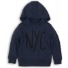 Minoti Mikina chlapčenská s kapucňou KB FLEECE HOODY 7 tmavě modrá