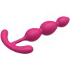 Cheeky Love - korálkové análne dildo ružové