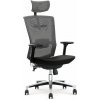 Kancelárske ergonomická stolička AMBASSADOR – látka, šedá/čierna Kancelárske ergonomická stolička AMBASSADOR – látka, šedá/čierna