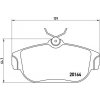 BREMBO Sada brzdových platničiek kotúčovej brzdy P86007 BREMBO Sada brzdových platničiek kotúčovej brzdy P86007