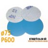 Brúsny papier pre excentrickú brúsku, zrnitosť P600, Priemer: 75mm, 1 kus Brúsny papier pre excentrickú brúsku, zrnitosť P600, Priemer: 75mm, 1 kus