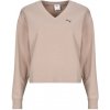 Puma ESS Elevated Comfort V-Neck Crew DK béžová