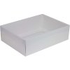 Darčeková krabica s priehľadným vekom 350x250x100/35 mm, biela Darčeková krabica s priehľadným vekom 350x250x100/35 mm, biela