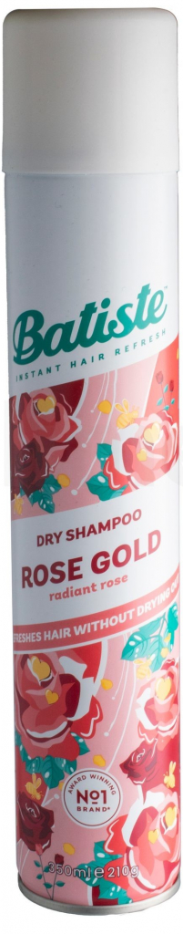 Batiste Rose Gold suchý šampón pre zväčšenie objemu vlasov 350 ml