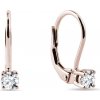 Náušnice s briliantmi z ružového zlata KLENOTA K0719034 Náušnice s briliantmi z ružového zlata KLENOTA K0719034