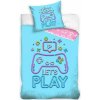 Carbotex · Bavlnené posteľné obliečky Let's Play - 100% bavlna - 70x90 cm + 140x200 cm Carbotex · Bavlnené posteľné obliečky Let's Play - 100% bavlna - 70x90 cm + 140x200 cm