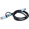 i-tec kábel USB-C na USB-C s integrovanou redukciou na USB-A/3.0 C31USBCACBL i-tec kábel USB-C na USB-C s integrovanou redukciou na USB-A/3.0 C31USBCACBL