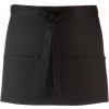Premier PR 155 Krátka zástera do pása s vreckom black 39015500299 Premier PR 155 Krátka zástera do pása s vreckom black 39015500299