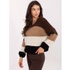 Sweater-MI-SW-0409.85-brown čierna | biela | hnedá | kaki | viacfarená One size RUE PARIS 5906694055164 Sweater-MI-SW-0409.85-brown čierna | biela | hnedá | kaki | viacfarená One size RUE PARIS 5906694055164