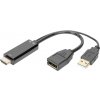 Digitus DisplayPort / HDMI / USB prepojovací kábel DisplayPort zásuvka, Zástrčka HDMI-A, USB-A zástrčka 0.2 m čierna AK-330101-002-S 4K UHD, dvojžilový; AK-330101-002-S Digitus DisplayPort / HDMI / USB prepojovací kábel DisplayPort zásuvka, Zástrčka HDMI-A, USB-A zástrčka 0.2 m čierna AK-330101-002-S 4K UHD, dvojžilový; AK-330101-002-S
