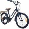 Sun Baby Dievčenský bicykel Detský bicykel od 6 rokov 20 palcový detský bicykel so 6-rýchlostným srdcovým bicyklom Shimano Heart Bike čierny