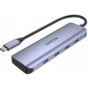 Unitek H1107K USB-C 3.1 Hub na 4x USB-C, hliníkový Unitek H1107K USB-C 3.1 Hub na 4x USB-C, hliníkový