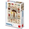 Puzzle huby koláž 1000 dielikov Puzzle huby koláž 1000 dielikov