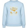 AWDis Sweat Mikina - Kde je pivo Tam je nádej - Nebeská modrá - XXL - Dámske AWDis Sweat Mikina - Kde je pivo Tam je nádej - Nebeská modrá - XXL - Dámske