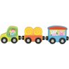 GOKI Dřevěný traktor s vlečkami Pepé GOKI Dřevěný traktor s vlečkami Pepé
