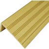 Béžová plastová (PVC) protišmyková schodová hrana F816 - dĺžka 250 cm, šírka 8,2 cm, výška 4,5 cm Béžová plastová (PVC) protišmyková schodová hrana F816 - dĺžka 250 cm, šírka 8,2 cm, výška 4,5 cm