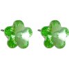 Náušnice se Swarovski Elements tvar květinka 10mm, pecky, světle zelené, 713856-peridot Náušnice se Swarovski Elements tvar květinka 10mm, pecky, světle zelené, 713856-peridot