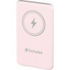 Verbatim magnetická bezdrátová powerbanka Charge 'n' Go, 5000mAh, růžová Verbatim magnetická bezdrátová powerbanka Charge 'n' Go, 5000mAh, růžová