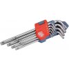 Extol Premium 6601 Kľúče Torx zástrčné (s dierkou) Cr-V, 9-dielna sada, TX10-50 Extol Premium 6601 Kľúče Torx zástrčné (s dierkou) Cr-V, 9-dielna sada, TX10-50