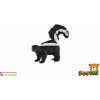 Skunk pruhovaný zooted plast 5cm Skunk pruhovaný zooted plast 5cm