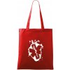 Srdce zdravia - Taška bavlnená - 42 x 38 cm ( Červená ) Srdce zdravia - Taška bavlnená - 42 x 38 cm ( Červená )