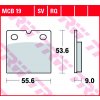 TRW brzdove platničky TRW MCB19 TRW brzdove platničky TRW MCB19