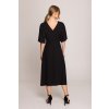 Stylove koktejlové šaty klasického strihu midi veľkosti XL Stylove koktejlové šaty klasického strihu midi veľkosti XL