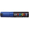 Posca Univerzálny akrylový popisovač so širokým brúseným hrotom 8 mm modrý PC-8K