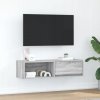 VidaXL TV stolík, sivá Sonoma, 100x31x25,5 cm, drevotrieska VidaXL TV stolík, sivá Sonoma, 100x31x25,5 cm, drevotrieska
