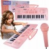 Ružové pianko MalPlay s 37 klávesmi a mikrofónom Ružové pianko MalPlay s 37 klávesmi a mikrofónom