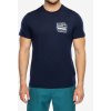 Icebreaker Men Merino 150 Tech Lite SS Tee Evolving Layers tmavomodrá