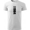 Limited edition 1984 pruh - Klasické pánske tričko vyššej gramáže - 4XL ( Biela ) Limited edition 1984 pruh - Klasické pánske tričko vyššej gramáže - 4XL ( Biela )
