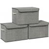 Úložné boxy 3 ks SONGMICS RFB013G02 Úložné boxy 3 ks SONGMICS RFB013G02