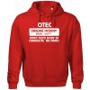 Otec uradne hodiny - Oversized mikina pánska Moon - kratšia + širšia - XL ( Červená ) Otec uradne hodiny - Oversized mikina pánska Moon - kratšia + širšia - XL ( Červená )