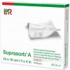 Suprasorb A+AG KRYTIE NA RANY kalciumalginátové kompresy antimikrobiálne 10 x 10 cm 10 ks