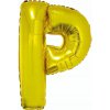 Balón balón Godan písmeno P 89 cm zlatý