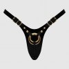 strap-on-me Leatherette Harness Fabulous One Size Black Glossy