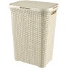 Curver Kôš na špinavú bielizeň STYLE 60l krémovo biela Curver Kôš na špinavú bielizeň STYLE 60l krémovo biela