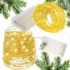 Vianočné osvetlenie na stromček LUNZO biele teplé 10 m 100 LED batériové Vianočné osvetlenie na stromček LUNZO biele teplé 10 m 100 LED batériové